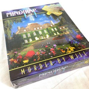 MindTrap Murder by Will Mystery Jigsaw Puzzle Vtg 90's rare